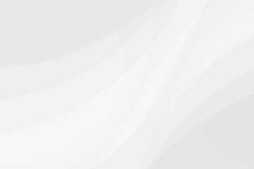 Gray abstract wave gradient interior design White background