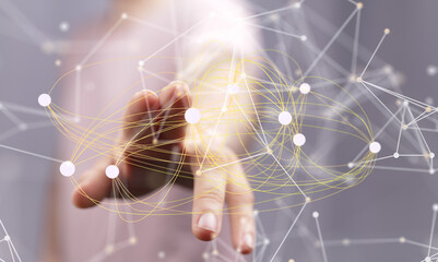 organization network team concept networking.