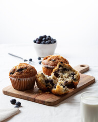 Blueberry muffins