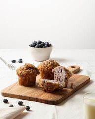 Blueberry muffins