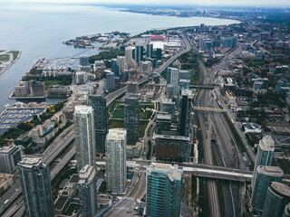 Landscape view from CN Tower
