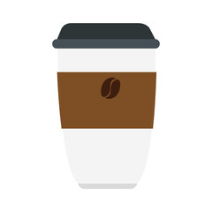 coffee mug design of drink caffeine breakfast and beverage theme Vector illustration