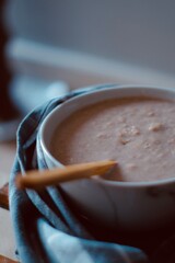 Bowl of oat porrige