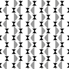 Vector seamless pattern texture background with geometric shapes, colored in black, grey, white colors.