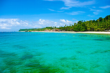 Boracay Islandon a sunny day, Philippines