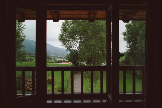 Window with mountain views