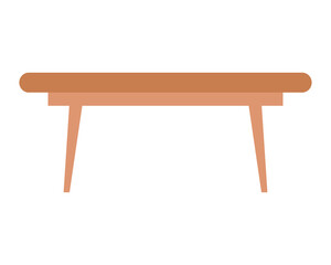 Wood shelf design, Home room decoration interior modern house decor living and apartment theme Vector illustration