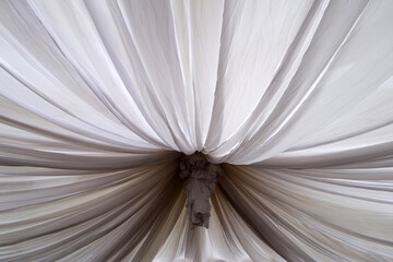 White curtains texture. Abstract background and texture for ideas