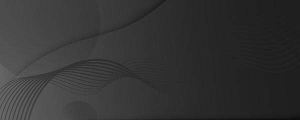 Black Digital Background. Flow 3d Flyer. Wave 