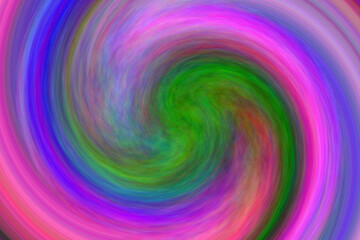 Fototapeta premium Funnel abstract pattern. Swirl, spiral, multi-colored pattern as a background.
