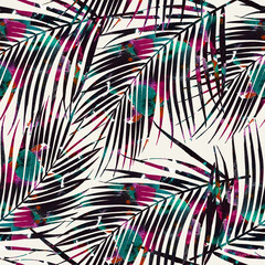 Palm Seamless Repeat Pattern