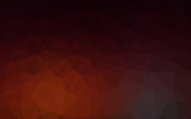 Obraz premium Dark Red vector blurry triangle pattern. A completely new color illustration in a vague style. Triangular pattern for your business design.