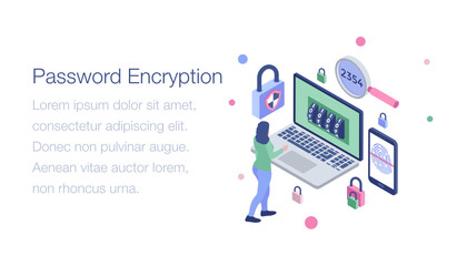 
Illustration of password encryption design
