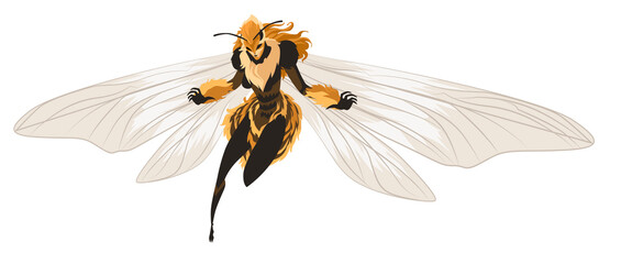 mutant was winged woman flying