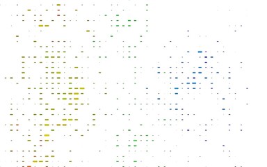 Light Multicolor, Rainbow vector texture with colored lines. Blurred decorative design in simple style with lines. The pattern can be used for busines ad, booklets, leaflets