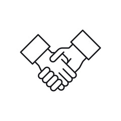 Handshake icon. Agreement symbol modern, simple, vector, icon for website design, mobile app, ui. Vector Illustration