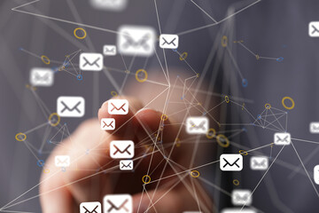 support communication contact concept service
