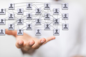internet net and data digital concept teamwork.