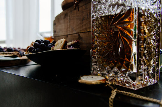 holiday food and drink display