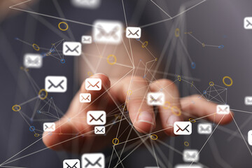 support communication contact concept service