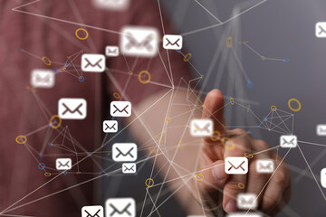 support communication contact concept service