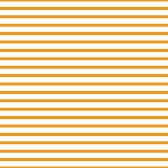 Seamless horizontal pattern with orange parallel stripes on white background. Texture background.
