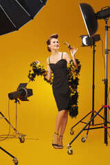 glamorous female celebrity