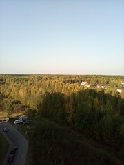 sunset in the mountains