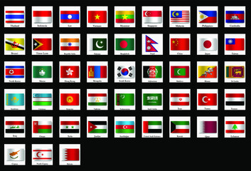 Asian flag