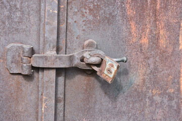 old locks and welded hinges