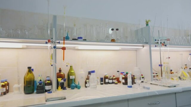 Medical laboratory, research laboratory. Factory laboratory. Quality control