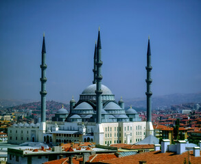 Fototapeta na wymiar Kocatepe Moschee, Ankara Türkei