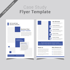 Case Study Double Side Flyer Template