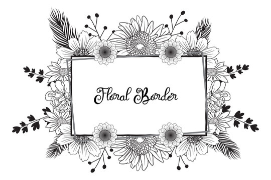Template rustic wedding invitations. Save the date. Menu. Thank you. Your table. RSVP. Calligraphy and hand-drawn flowers.