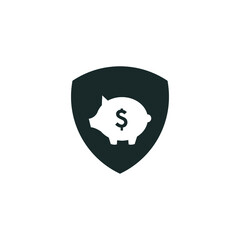 shield logo security IT technology icon vector illustrations