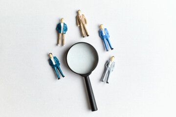 The concept of searching for employees in business and for work