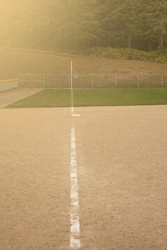 Down the foul line