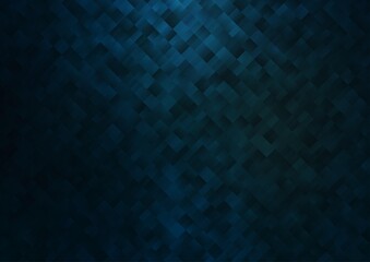 Dark BLUE vector template with crystals, rectangles. Decorative design in abstract style with rectangles. Best design for your ad, poster, banner.