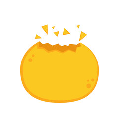 Phuchka is indian food. Gol gappe cartoon vector on white background. © Supakorn