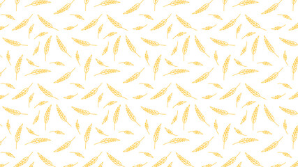 Oat pattern wallpaper. oat symbol. free space for text. rice sign. Rice pattern wallpaper.