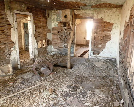 Deserted homestead on the prairies of eastern Colorado