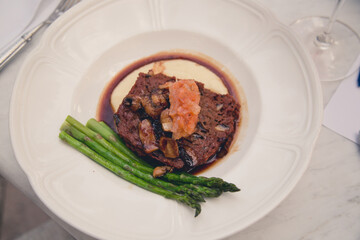 meat loaf in the continental restaurant in Naples florida gourmet food fine dinning 