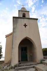 Fototapeta na wymiar Church, Tribunj is a village and a municipality in Sibenik-Knin County, Croatia