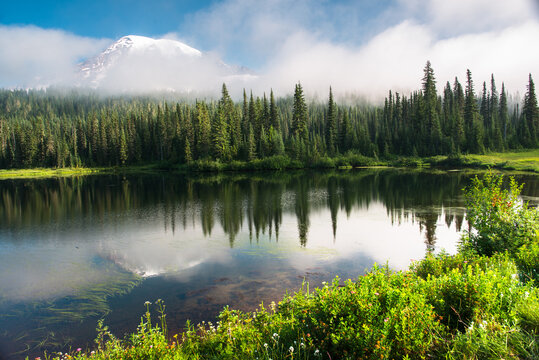 Mt. Rainer at Reflection Lakes