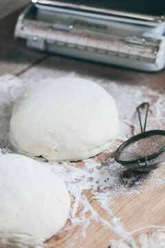 Ingredients for home made bread.