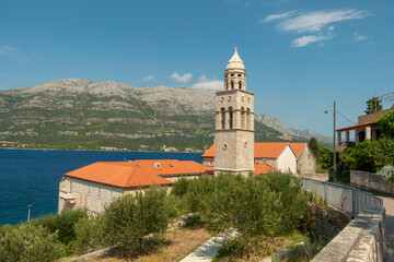 Korcula island with a Dominican Monastery