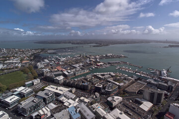 Naklejka na ściany i meble Auckland New Zealand Sky Tower view