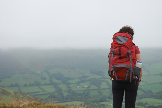 Walking in the montain