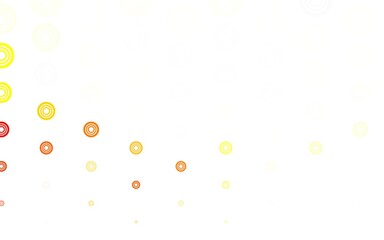 Light Yellow vector layout with circle shapes.