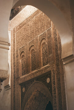 Arabian decorative detail at Saadian Tombs